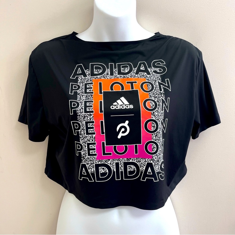 Adidas X Peloton black crop top size small